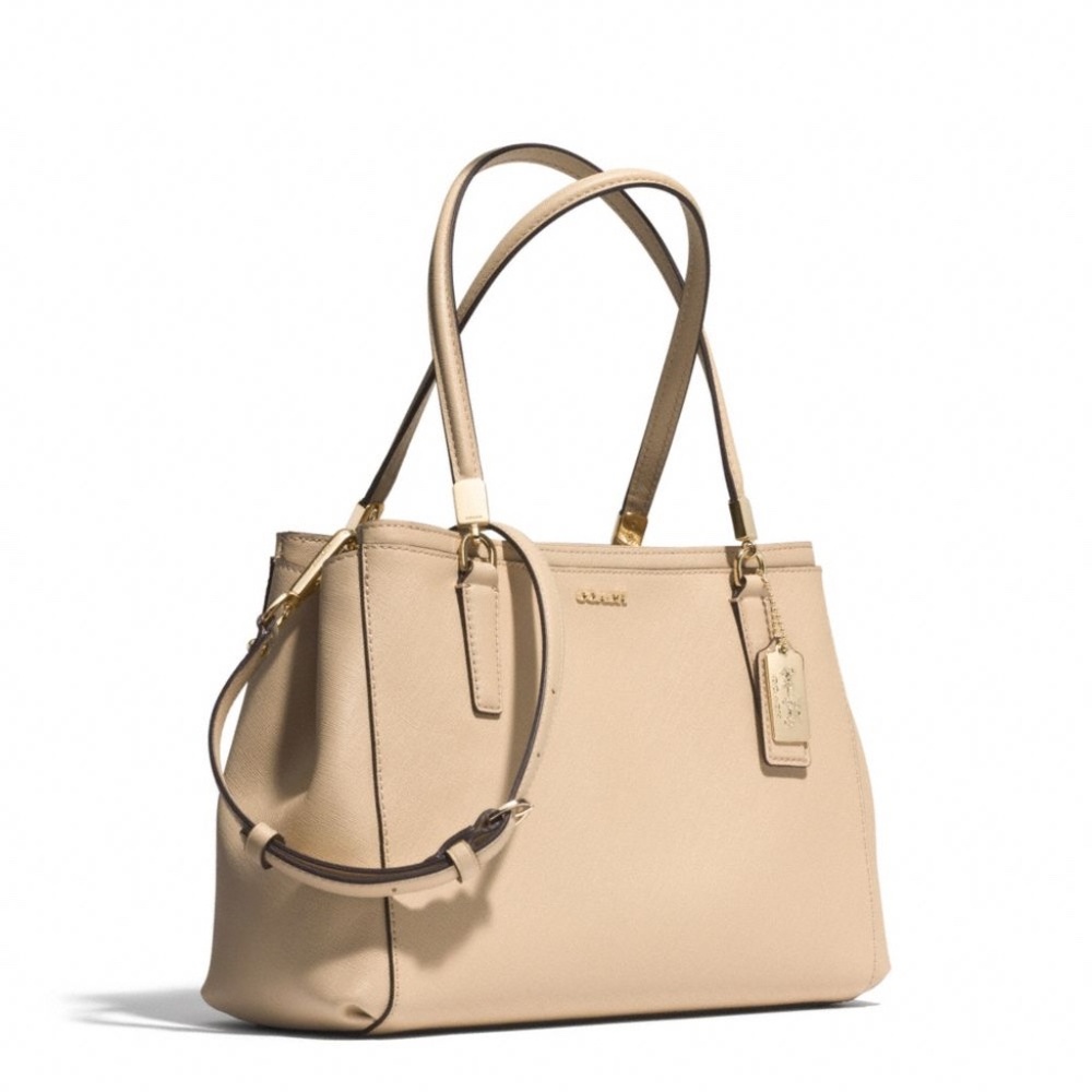 Coach Madison Small Christie Carryall, Beige